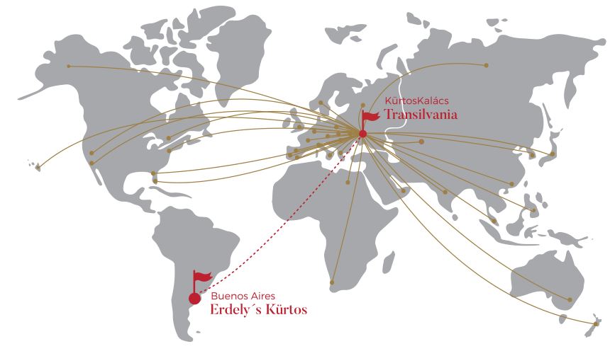 Kürtoskalács en todo el mundo
